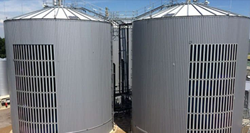 Organic solar films from Heliatek on a biogas plant