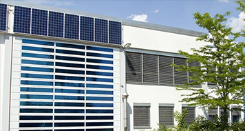 Energy facade of Lechwerke Augsburg with HeliaFilm®