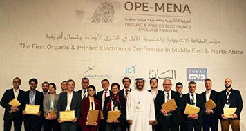 Heliatek and other representatives at the OPE-MENA conference